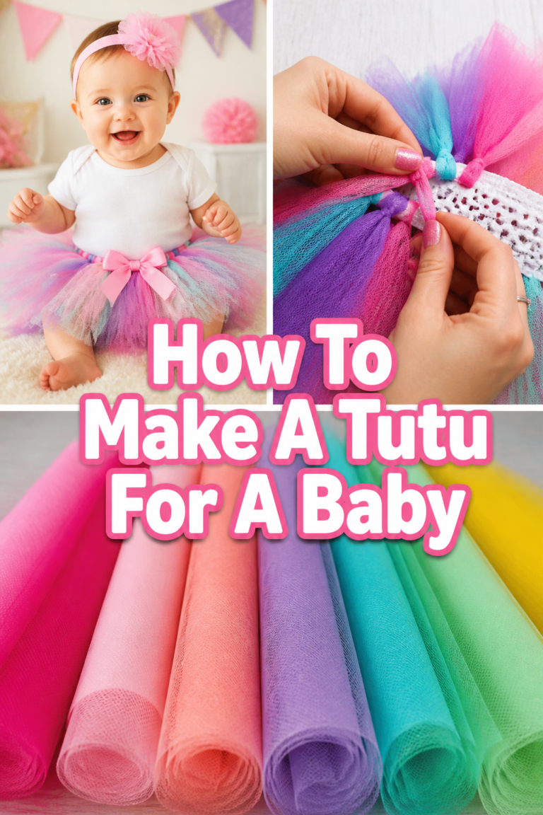 🎀 How To Make A Tutu For A Baby