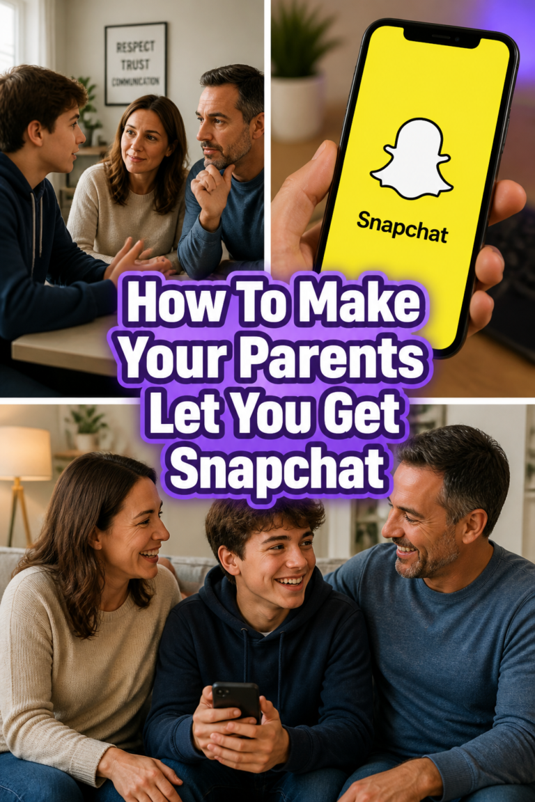 📱 How To Make Your Parents Let You Get Snapchat