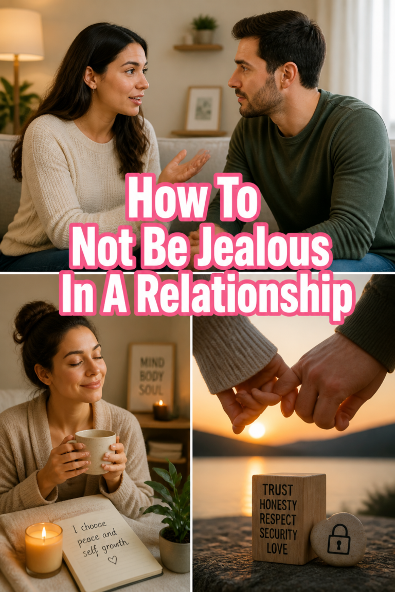 💖 How To Not Be Jealous In A Relationship