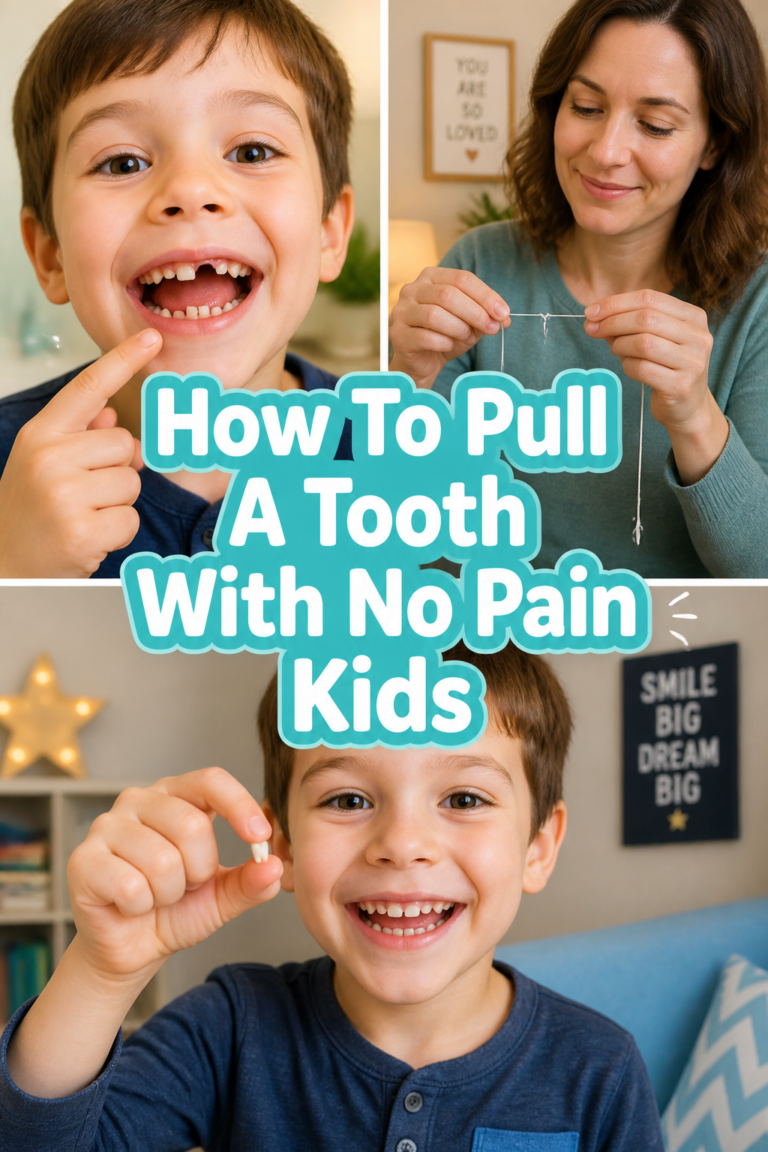 🦷 How To Pull A Tooth With No Pain Kids