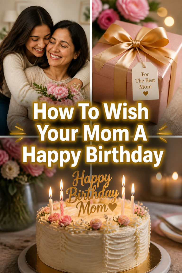 🎉 How To Wish Your Mom A Happy Birthday