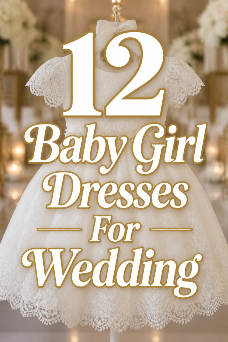 🎀 12 Baby Girl Dresses For Wedding
