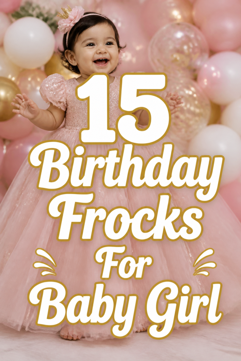 🎀 15 Birthday Frocks For Baby Girl