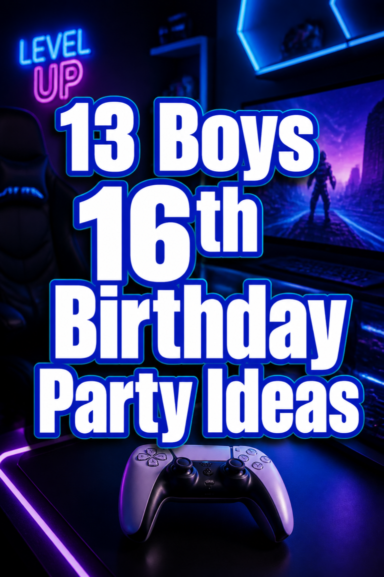 🎮 13 Boys 16th Birthday Party Ideas