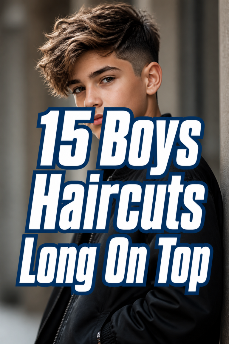 😎 15 Boys Haircuts Long On Top