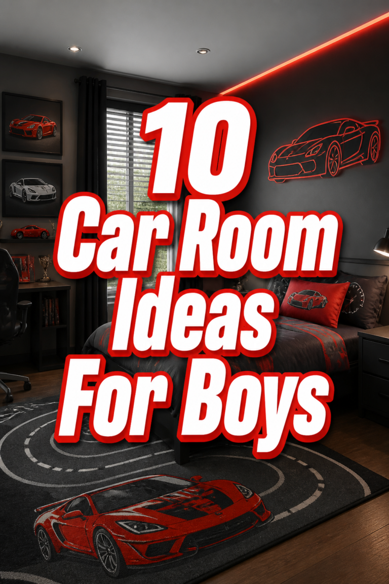 🏎️ 10 Car Room Ideas For Boys