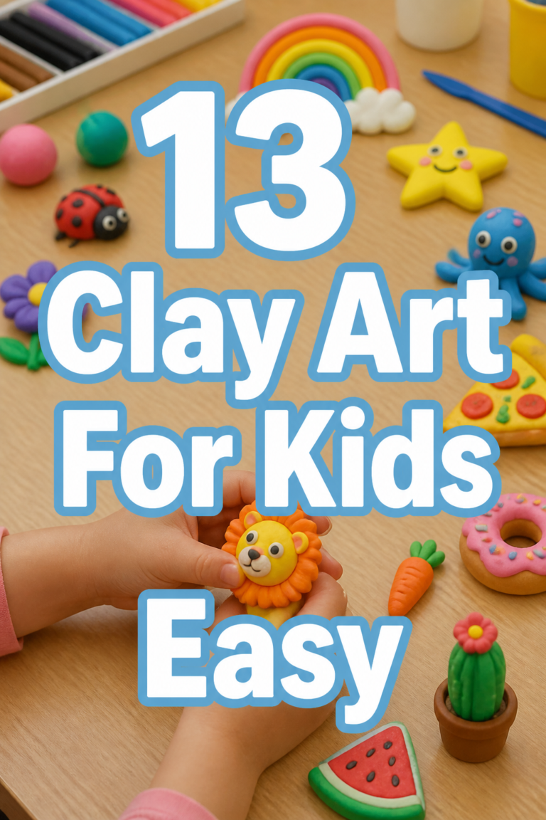 🎨 13 Clay Art For Kids Easy