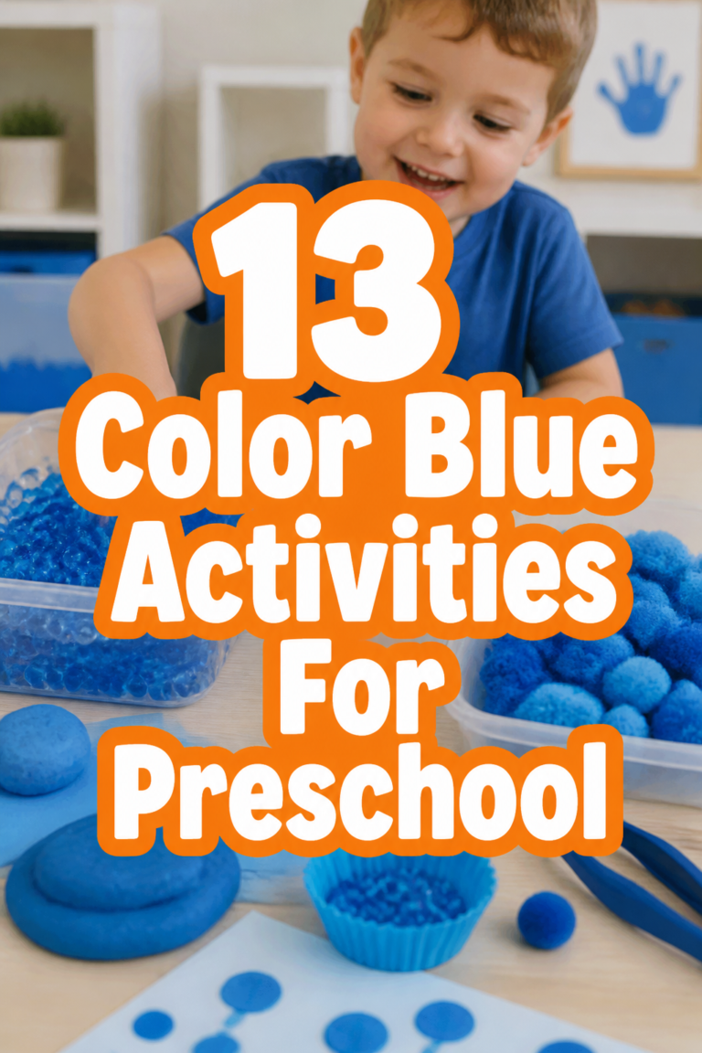 💙 13 Color Blue Activities For Preschool