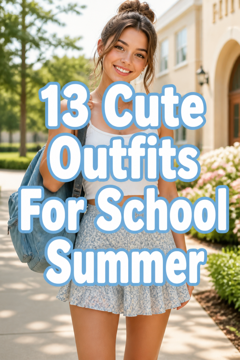 ☀️ 13 Cute Outfits For School Summer