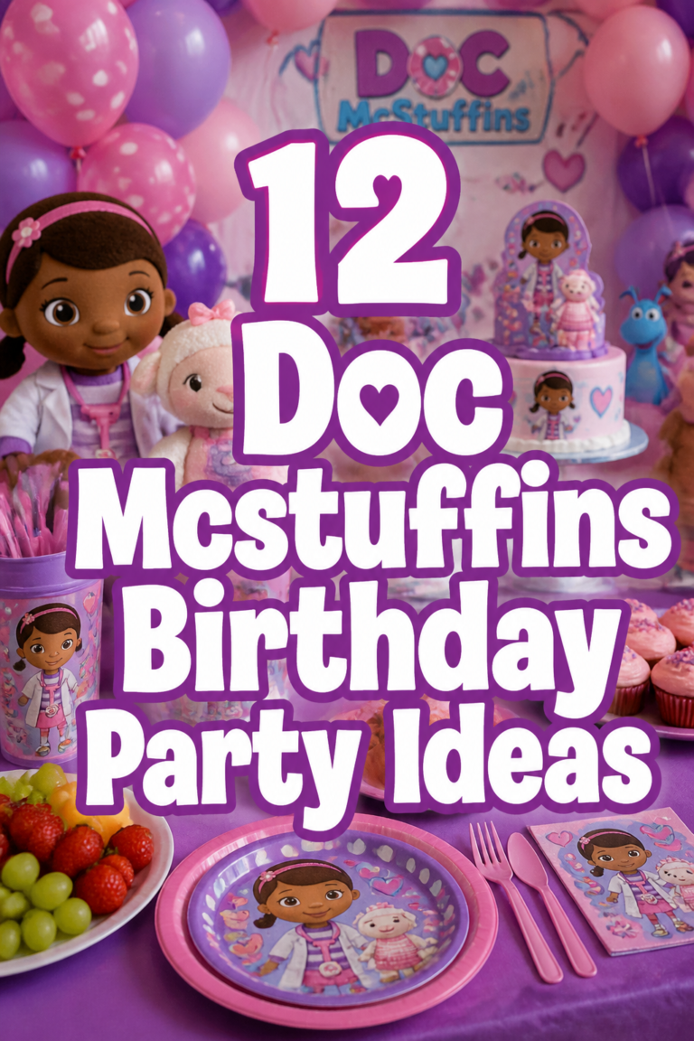 12 Doc Mcstuffins Birthday Party Ideas
