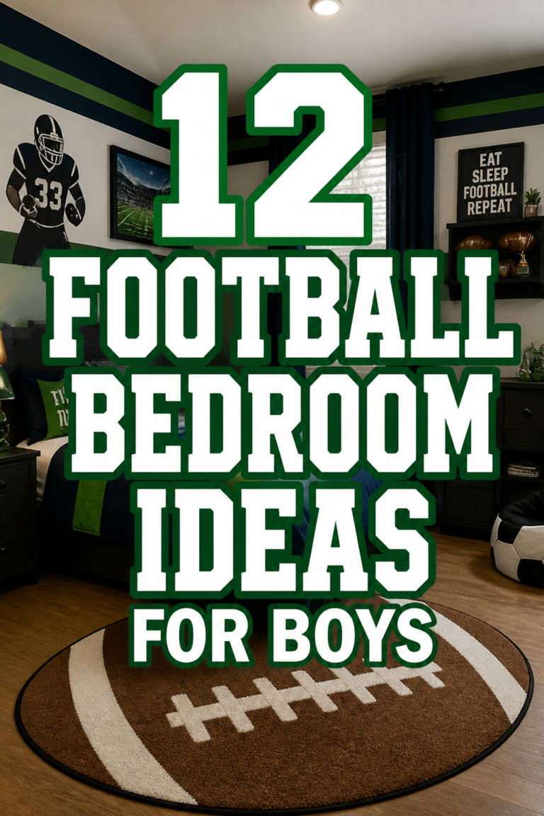⚽ 12 Football Bedroom Ideas For Boys