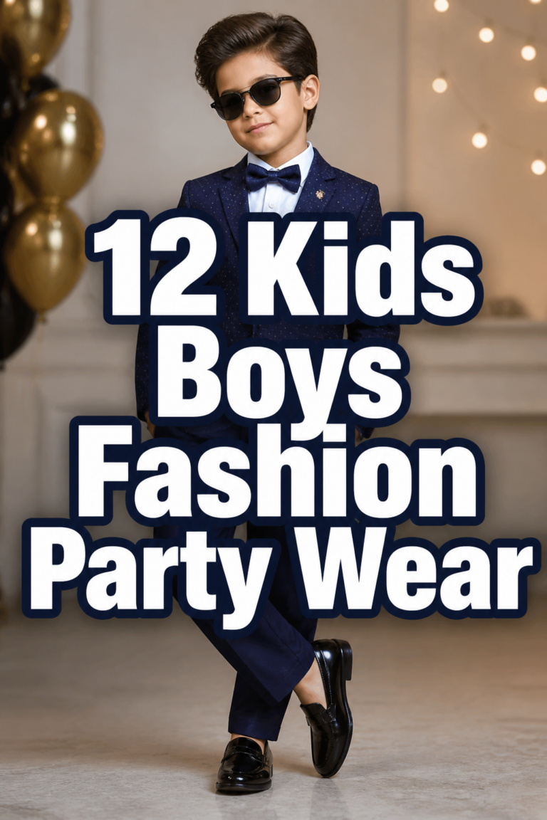 🎉 12 Kids Boys Fashion Party Wear