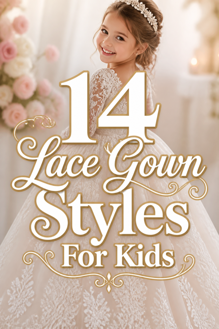🧚‍♀️ 14 Lace Gown Styles For Kids