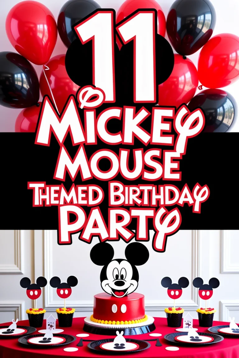 🎉 11 Mickey Mouse Themed Birthday Party