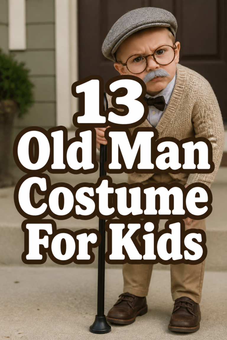 👶 13 Old Man Costume For Kids