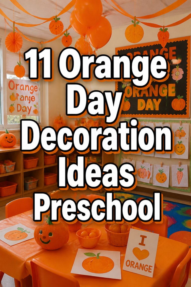 🍊 11 Orange Day Decoration Ideas Preschool