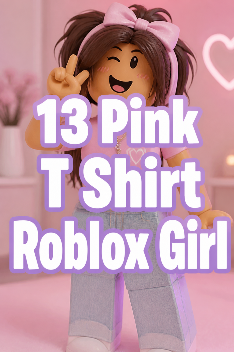 ✨ 13 Pink T Shirt Roblox Girl
