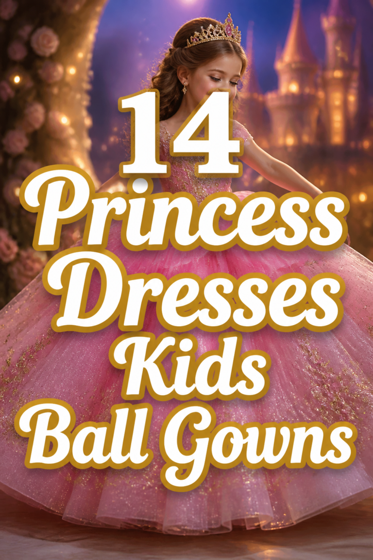 👑 14 Princess Dresses Kids Ball Gowns