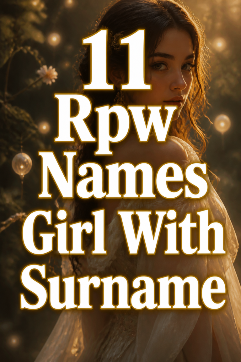 ✨ 11 Rpw Names Girl With Surname