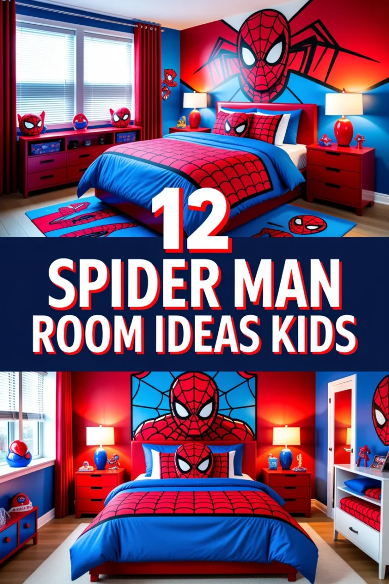🕷 12 Spider Man Room Ideas Kids