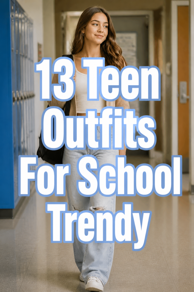 👗 13 Teen Outfits For School Trendy