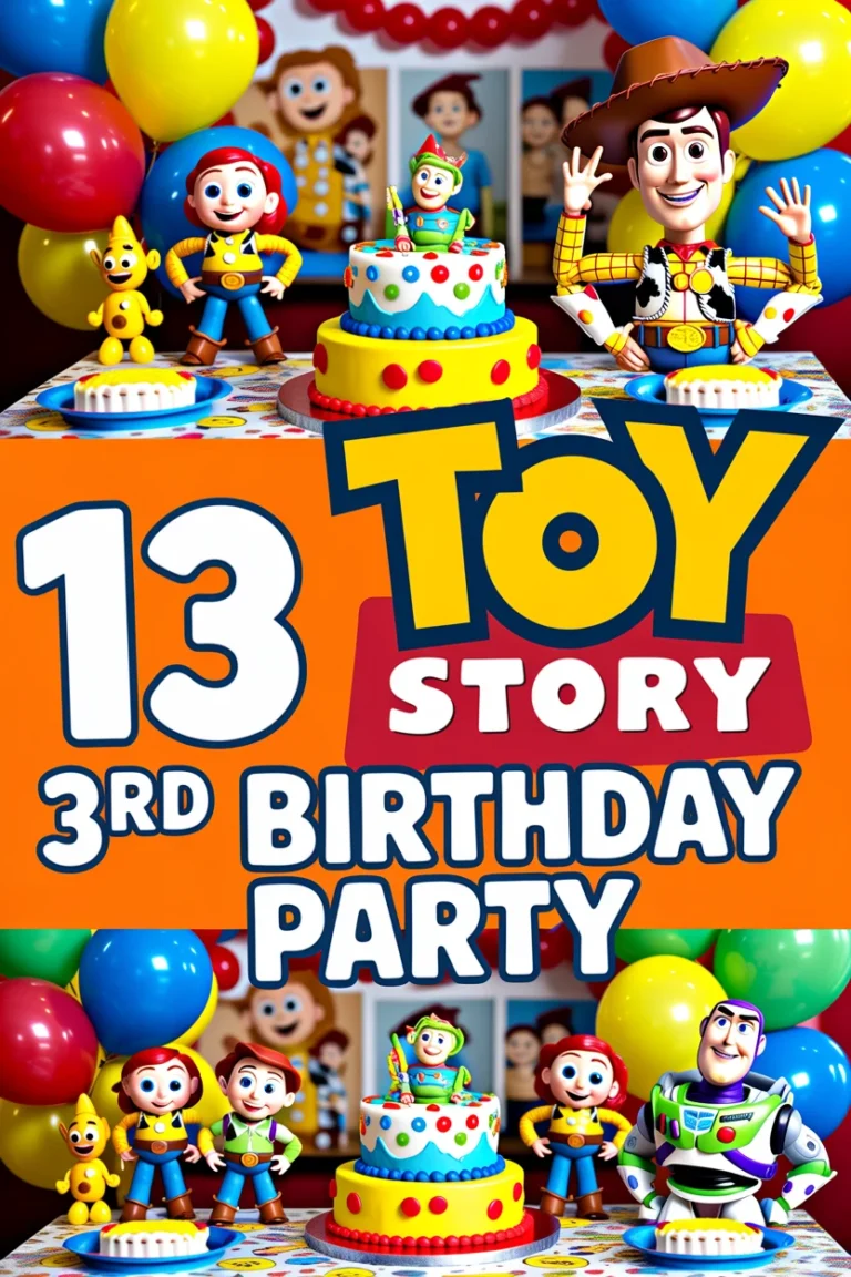 🥳 13 Toy Story 3rd Birthday Party