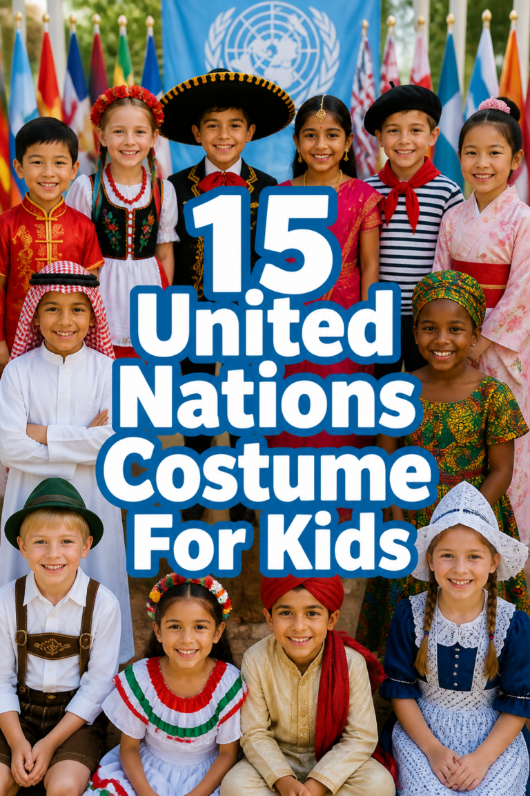 🌍 15 United Nations Costume For Kids