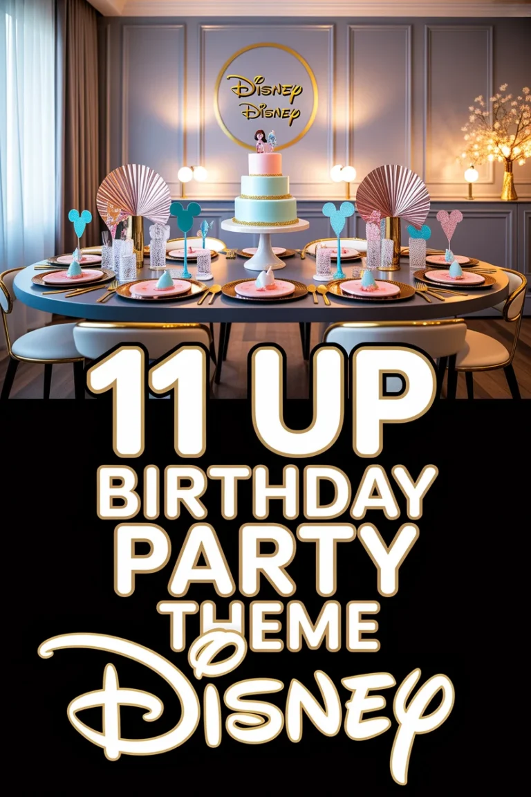 🎈 11 Up Birthday Party Theme Disney
